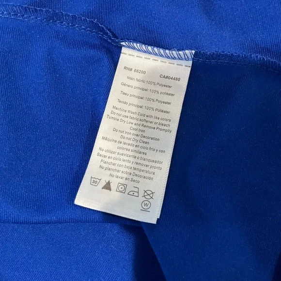 Vintage ASICS Royal Blue Track Jacket with White Trim women’s m - Picture 6 of 7